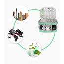 Waterproof Electronics Accessories Travel Organizer Cable Smartphone Tablet Parts Storage Bag Purple