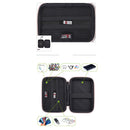 EVA Shockproof Carrying Case for Portable 2.5 inch External Hard Drive Travel Bag Black