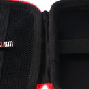 EVA Shockproof Carrying Case for Portable 2.5 inch External Hard Drive Travel Bag Red