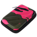 Anti-shock Carry Storage Case Bag for 2.5'' HDD/Headsets/Cable Camouflage Red