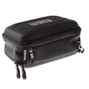 Carry Case Anti-shock Storage Bag for Digital Cables Power Bank Headsets Double Layer Black