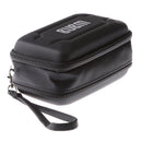 Carry Case Anti-shock Storage Bag for Digital Cables Power Bank Headsets Double Layer Black