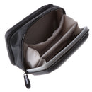 Carry Case Anti-shock Storage Bag for Digital Cables Power Bank Headsets Double Layer Black