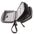 Carry Case Anti-shock Storage Bag for Digital Cables Power Bank Headsets Double Layer Black