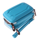 Universal Hard Shell EVA Carrying Storage Case Bag for Powerbank HDD Double Layer Blue