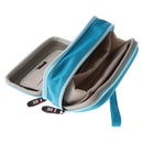 Universal Hard Shell EVA Carrying Storage Case Bag for Powerbank HDD Double Layer Blue