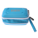 Universal Hard Shell EVA Carrying Storage Case Bag for Powerbank HDD Double Layer Blue
