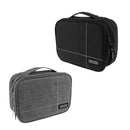 Portable Travel USB Cable Cord Earphone Flash Drive Case Bag Storage Pouch Black