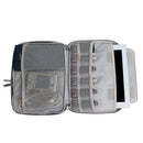 Portable Travel USB Cable Cord Earphone Flash Drive Case Bag Storage Pouch Black