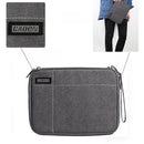 Waterproof Zipper Electronics Accessories Bag Case for iphone ipad USB Cable Hard Disk Black