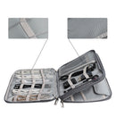 Portable Travel USB Cable Cord Earphone Flash Drive Case Bag Storage Pouch Grey