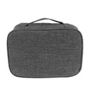 Portable Travel USB Cable Cord Earphone Flash Drive Case Bag Storage Pouch Grey