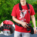 Camera Waist Belt Padded Lens Bag Holder Case Pouch Holder Adjustable Belt