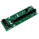 PCI-E 1X to 16X Riser Card Extender + 15Pin SATA to 4Pin IDE Power Cord + USB 3.0 Cable 50cm Green