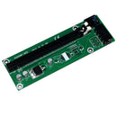 PCI-E 1X to 16X Riser Card Extender + 15Pin SATA to 4Pin IDE Power Cord + USB 3.0 Cable 50cm Green