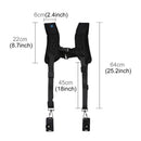 Universal Quick Rapid Double Shoulder Harness Soft Pad Shoulder Strap Belt for DSLR SLR Camera