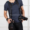 Universal Quick Rapid Double Shoulder Harness Soft Pad Shoulder Strap Belt for DSLR SLR Camera