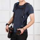 Universal Quick Rapid Double Shoulder Harness Soft Pad Shoulder Strap Belt for DSLR SLR Camera