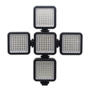 49 LED Light Panel 6000K LED Video Light with Hot Shoe Mount Adapter for DSLR Camera DV Camcorder