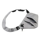 Anti Theft Sling Backpack Outdoor Shoulder Chest Crossbody Bag for Boys Men Women Gray