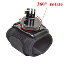 1x Camera Wrist Mount Band With 360 Degree Rotatable Mounting, Accessory For GoPro Action Cameras