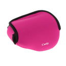 Neoprene Camera Protect Case Bag Cover For Sony A6000 16-50mm Lens Pink