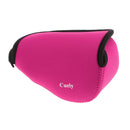 Neoprene Camera Protect Case Bag Cover For Sony A6000 16-50mm Lens Pink