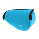 Fashionable Shockproof Soft Case Inner Camera Pouch Bag for Sony A6000 16-50mm Lens Blue