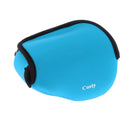 Fashionable Shockproof Soft Case Inner Camera Pouch Bag for Sony A6000 16-50mm Lens Blue