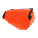 Neoprene Camera Protect Case Bag Cover For Sony A6000 16-50mm Lens Orange