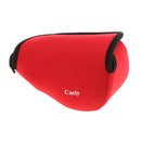 Neoprene Camera Protect Case Bag Cover For Sony A6000 16-50mm Lens Red