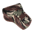 Camo DSLR Camera Shockproof Shoulders Bag Case Waterproof Bag for Canon Sony XL