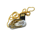 Crystal Shoes Shape Pen Drive USB2.0 Disk Flash Drive Memory for Laptop Computer Silver 16G