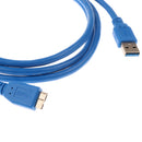 USB 3.0 Super Speed 5Gbps A Male To Micro B Male Device Cable 5 Feet/1.5M