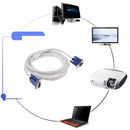 15Pin VGA 3+4 Adapter Monitor M/M Male to Male Cable Cord for PC 4.92ft