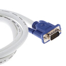15Pin VGA 3+4 Adapter Monitor M/M Male to Male Cable Cord for PC 4.92ft