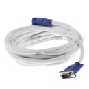 15Pin VGA 3+4 Adapter Monitor M/M Male to Male Cable Cord for PC 16ft
