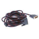 DVI to DVI 24+1 Gold Plated Plug Cable for Computer Monitor Laptop Projector 16ft