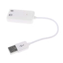 3.5mm Microphone Earphone Socket USB 2.0 Sound Card Speaker Audio Adapter