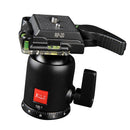 Aluminum Camera Tripod Ball Head Ballhead w/ Quick Release Plate 3/8 Screw