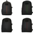 Waterproof Camera Backpack Shoulder Bag for Canon Nikon Cameras Lens Tripod Accessories Red