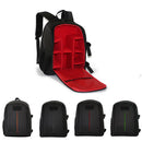 Waterproof Camera Backpack Shoulder Bag for Canon Nikon Cameras Lens Tripod Accessories Red