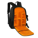 Camera Backpack with Padded Crossbody Shoulder Strap for Nikon DSLR Mirrorless Camera & Laptop Orange