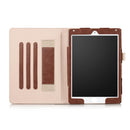 Card Holder Smart Case Cover&Touchpen&Screen Film for iPad Air1 /Air2 /9.7 Brown
