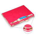 Thin Trifold Cover Case& Touchpen & Screen Protector for iPad Air1/Air2/9.7 Pink