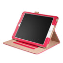 Thin Trifold Cover Case& Touchpen & Screen Protector for iPad Air1/Air2/9.7 Pink