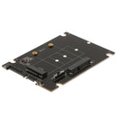 mSATA/ M.2 2242/2260/2280(NGFF)to SATA SSD 2In1 Adapter Card Converter Board
