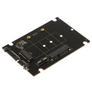 mSATA/ M.2 2242/2260/2280(NGFF)to SATA SSD 2In1 Adapter Card Converter Board