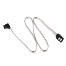 SATA III Cable 90 Degree 6Gbps Straight to Right HDD SSD Data Cable 60cm/2ft Blue