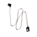 SATA III Cable 90 Degree 6Gbps Straight to Right HDD SSD Data Cable 60cm/2ft Blue